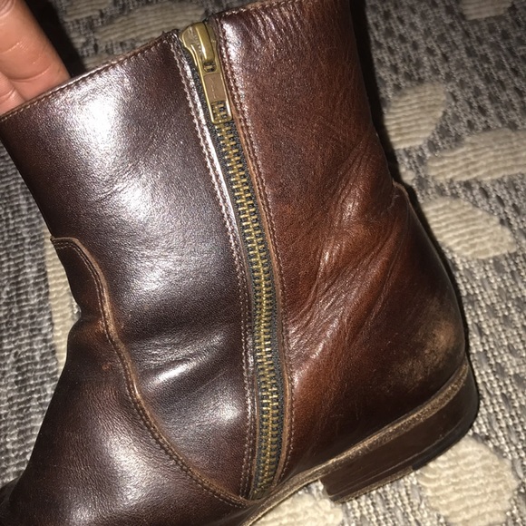 A.P.C. FRANCE ALL LEATHER CHELSEA BOOTS SIZE 42 US 9-10 - Picture 3 of 14